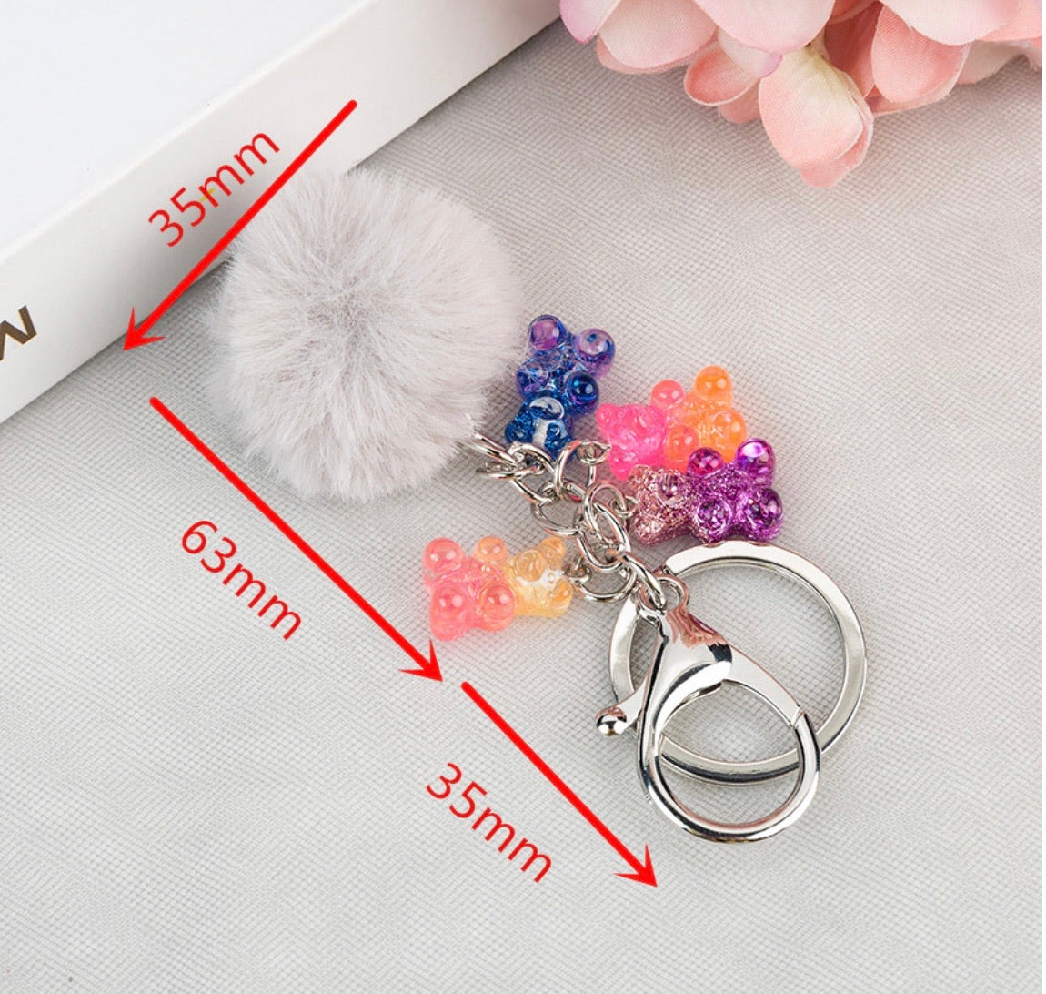Pom Pom Keyring