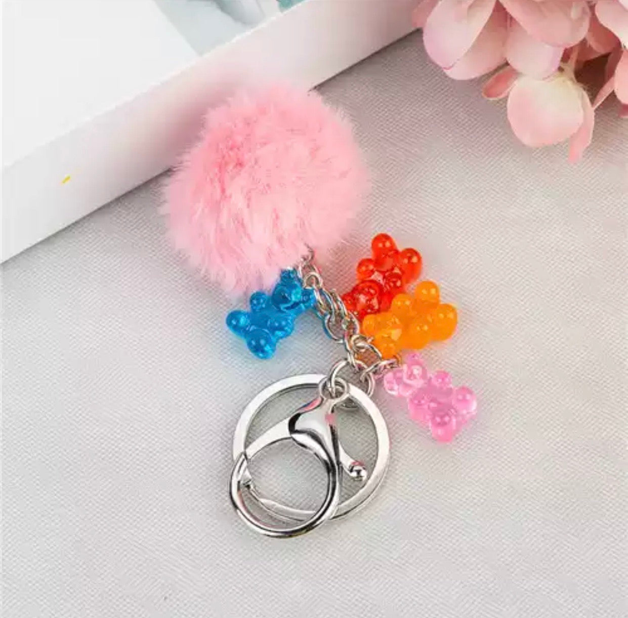 Pom Pom Keychain