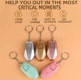 personal alarm keychain for women